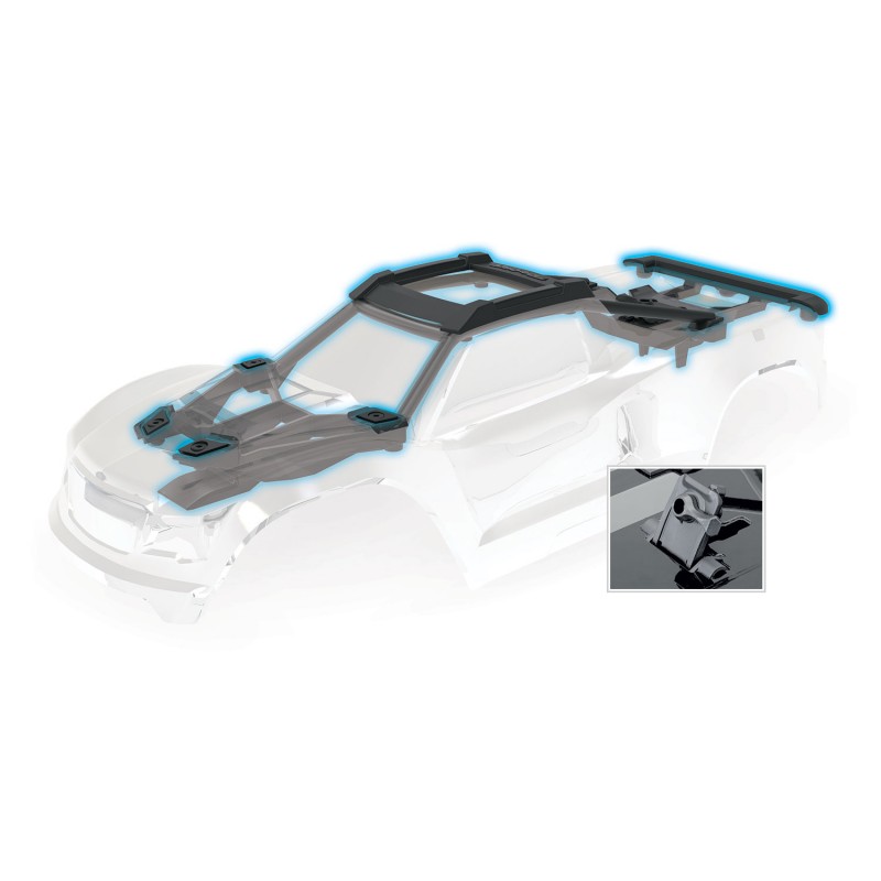 TRX89086-4G TRAXXAS WIDE MAXX 4S BRUSHLESS TSM MONSTER TRUCK 1/10 RTR VERDE - Imagen 31