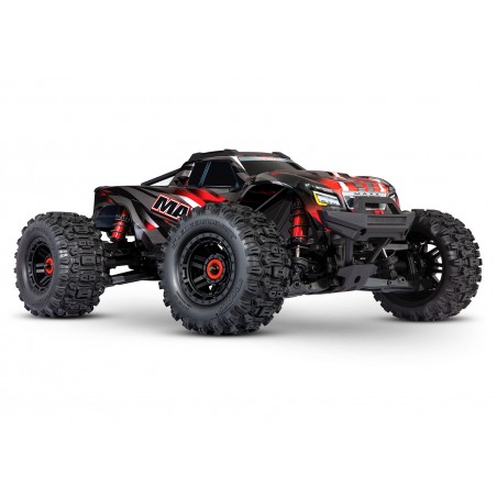 TRAXXAS WIDE MAXX 4S BRUSHLESS TSM MONSTER TRUCK 1/10 RTR ROJO - Imagen 1