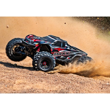 TRX89086-4G TRAXXAS WIDE MAXX 4S BRUSHLESS TSM MONSTER TRUCK 1/10 RTR ROJO - Imagen 4