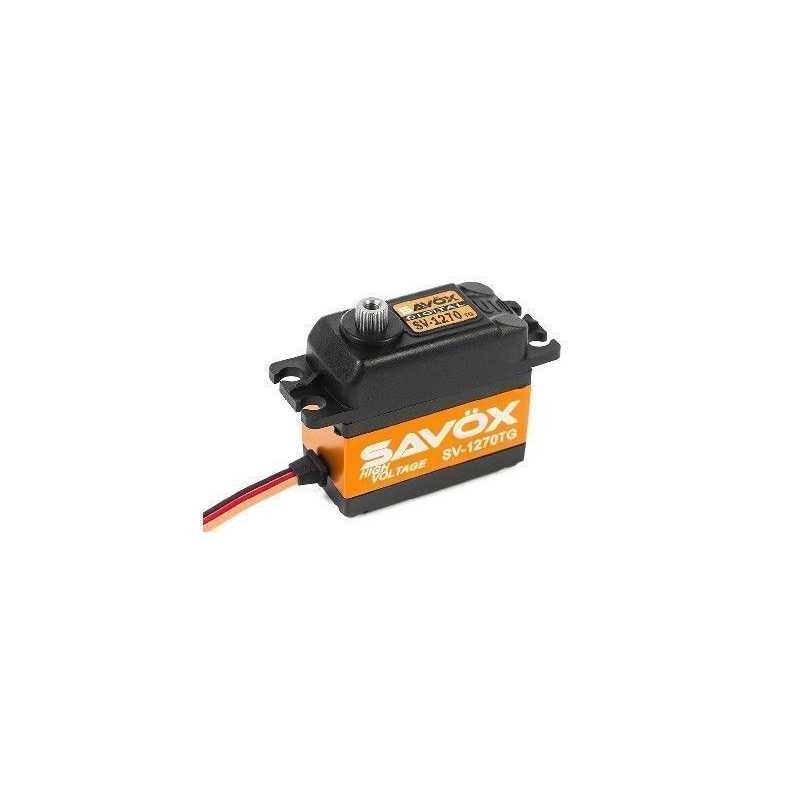 SV-1270TG SERVO SAVOX DIGITALSavox - Servo - SV-1270TG - Digital - Alto voltaje - Motor sin núcleo - Engranaje de titanio - Imagen 1