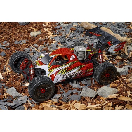 CARSON VIRUS BUGGY 4.0 FORCE V32 5,3CC PRO 1/8 NITRO+KIT ARRANQUE+1 L COMBUSTIBLE+PROTECCIONES RCPROGRANADA - Imagen 3