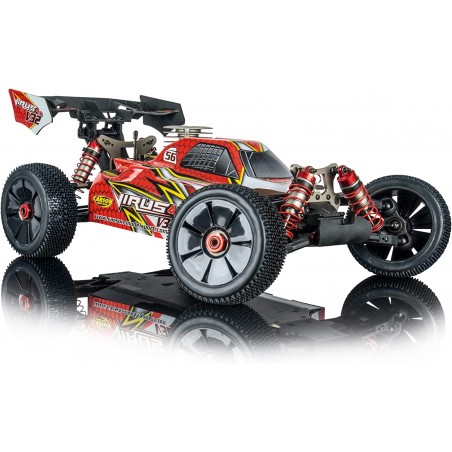 CARSON VIRUS BUGGY 4.0 FORCE V32 5,3CC PRO 1/8 NITRO+KIT ARRANQUE+1 L COMBUSTIBLE+PROTECCIONES RCPROGRANADA - Imagen 4