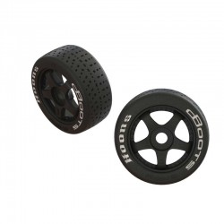 dBoots Hoons 42/100 2.9 Neumáticos premontados con cinturón, blanco, hexagonal de 17 mm, 5 radios (2) - Imagen 1