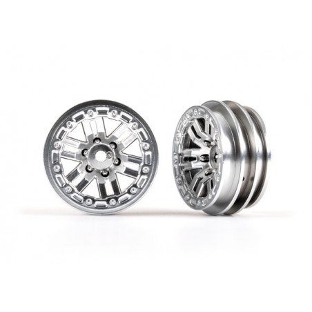 TRX9768-SATIN Ruedas, 1.0" (cromo satinado) (2)RCPROGRANADA.COM - Imagen 1