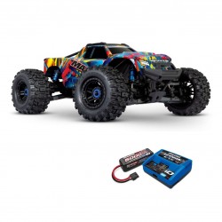PACK TRAXXAS WIDE MAXX 4S BRUSHLESS TSM 1/10 RTR ROCK AND ROLL+COMBO 4S TRAXXAS RCPROGRANADA.COM - Imagen 1