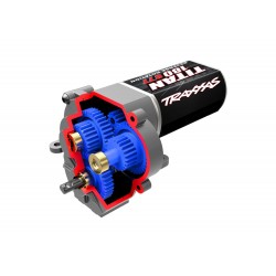 TRX9791-XTransmisión, completa (engranaje de velocidad) (relación de reducción de 9,7:1) (incluye motor Titan® 87T) - Imagen 1