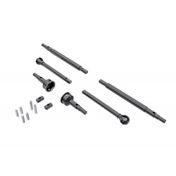 TRX9756 SEMIEJES DELANTERO, TRASEROS, COPAS DE ACERO PARA TRX-4M 1/18 - Imagen 1