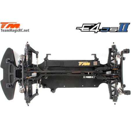 TEAM MAGIC CHASIS KIT E4JS II 1/10 Eléctrico  4WD Touring 2,3 mm de Eco-Grafito TMS507003 RCPROGRANADA.COM - Imagen 4