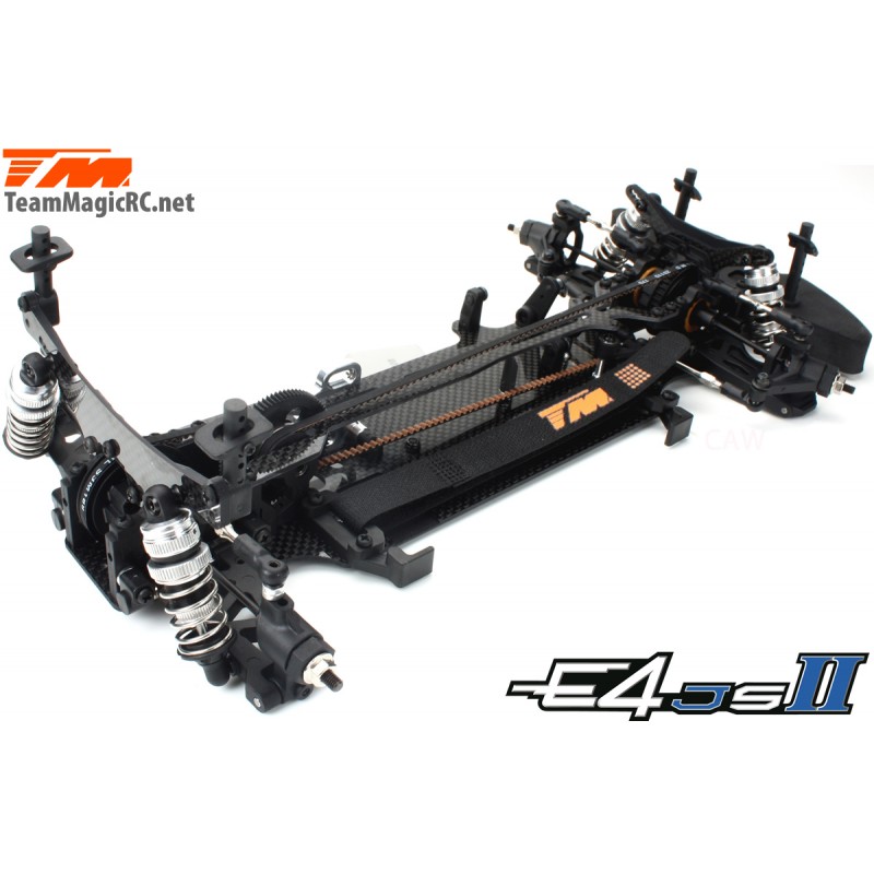 TEAM MAGIC CHASIS KIT E4JS II 1/10 Eléctrico  4WD Touring 2,3 mm de Eco-Grafito TMS507003 RCPROGRANADA.COM - Imagen 6