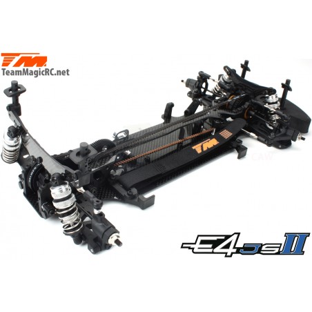 TEAM MAGIC CHASIS KIT E4JS II 1/10 Eléctrico  4WD Touring 2,3 mm de Eco-Grafito TMS507003 RCPROGRANADA.COM - Imagen 6