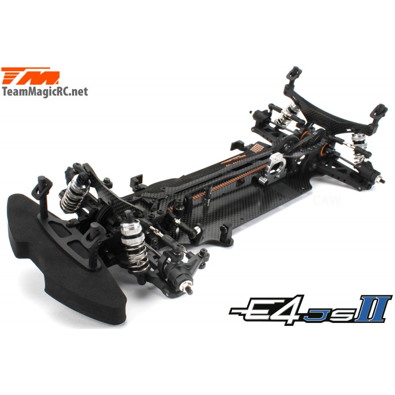 TEAM MAGIC CHASIS KIT E4JS II 1/10 Eléctrico  4WD Touring 2,3 mm de Eco-Grafito TMS507003 RCPROGRANADA.COM - Imagen 8