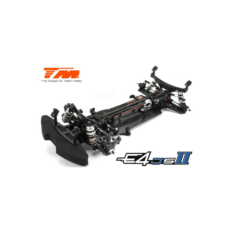 TEAM MAGIC CHASIS KIT E4JS II 1/10 Eléctrico  4WD Touring 2,3 mm de Eco-Grafito TMS507003 RCPROGRANADA.COM - Imagen 10