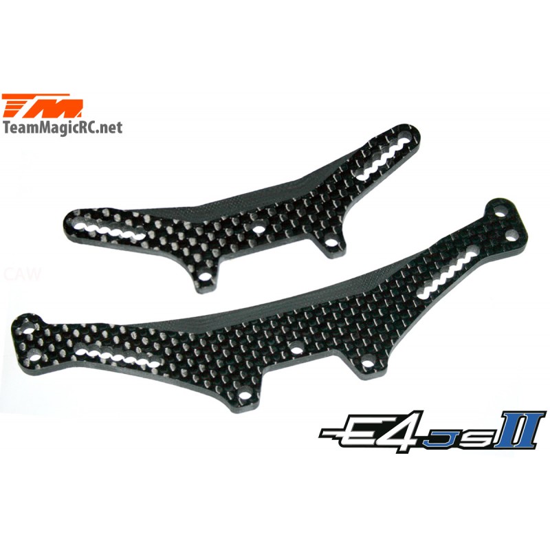 TEAM MAGIC CHASIS KIT E4JS II 1/10 Eléctrico  4WD Touring 2,3 mm de Eco-Grafito - Imagen 14