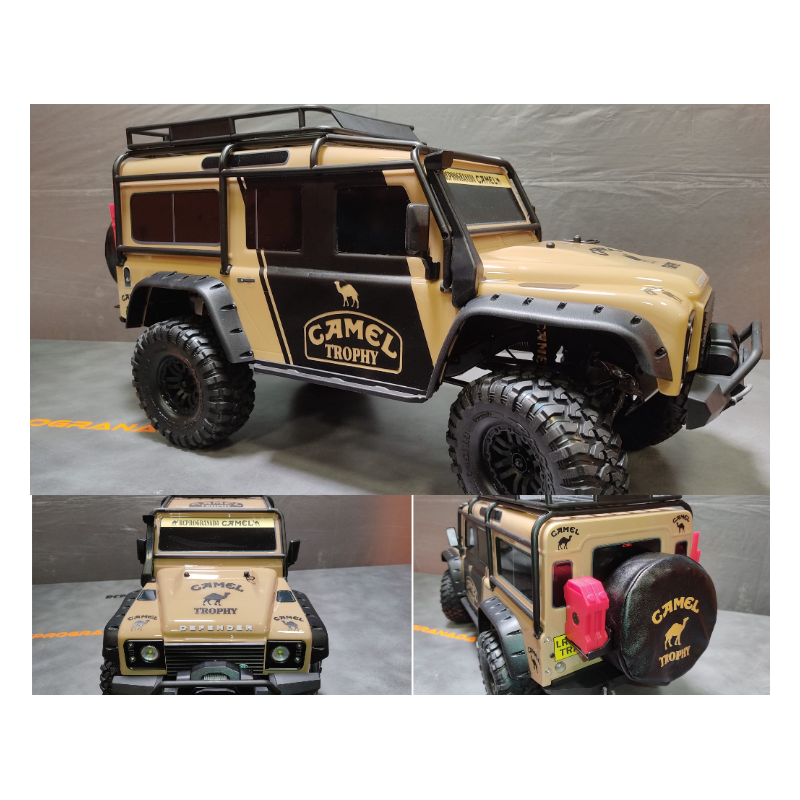 EDICION CAMEL TROPHY TRX4 LAND ROVER DEFENDER SAND 4WD 1/10 SCALE & TRAIL CRAWLER - Imagen 4