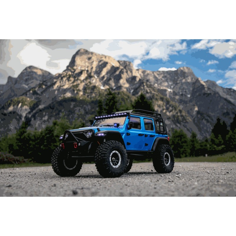 ABSIMA SHERPA CRAWLER 1/10 4X4 CR3.4 6 CANALES LUCES RTR AZUL AB12012 - Imagen 6