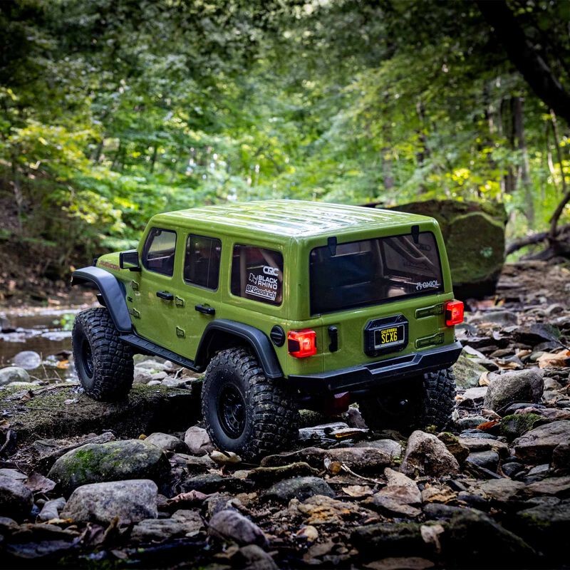 PACK AXIAL 1/6 SCX6 Jeep JLU Wrangler 4WD Rock Crawler RTR: Verde+BATERIA LIPO ABSIMA 6200 mAh 11,1v 3S Y CARGADOR RCPLUS INCLUY - Imagen 20