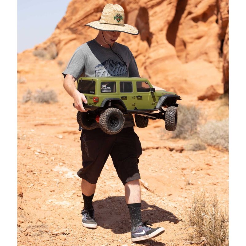 AXIAL 1/6 SCX6 Jeep JLU Wrangler 4WD Rock Crawler RTR: Verde - Imagen 14