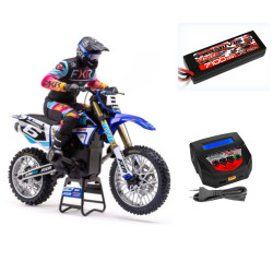 PACK LOSI 1/4 PROMOTO-MX Moto RTR AZUL+BATERIA Y CARGADOR - Imagen 1