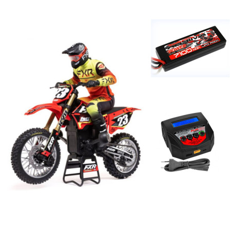 LOSI 1/4 PROMOTO-MX Moto RTR ROJOLOS06000T1 - Imagen 1