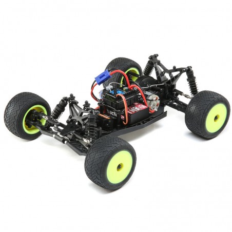 LOSI 1/18 MINI-T 2.0 2WD STADIUM TRUCK BRUSHED  RTR, ROJO/BLANCO RCPROGRANADA.COM - Imagen 11