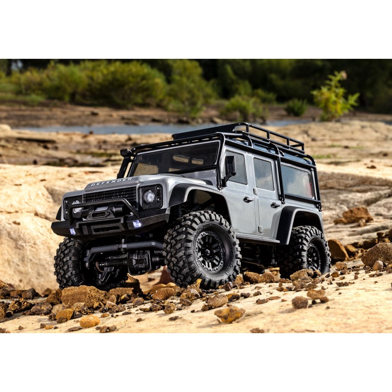 TRAXXAS LAND ROVER DEFENDER 1/18 TRX-4M Scale and Trail Crawler 4WD Electric Truck with TQ GRIS RCPROGRANADA.COM - Imagen 6