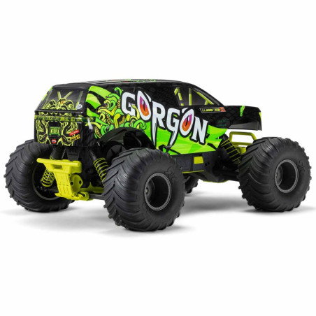 ARRMA 1/10 GORGON 2WD MEGA 550 MONSTER TRUCK AMARILLO RTR INCLUYE BATERIA Y CARGADOR - Imagen 3