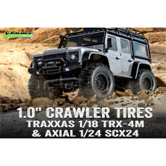 LR-T3369VIRUEDAS CRAWLER CR-UPHILL 1:18/1:24 SÚPER BLANDOS 1.0 2 UNIDADES LR-T3369VI - Imagen 2
