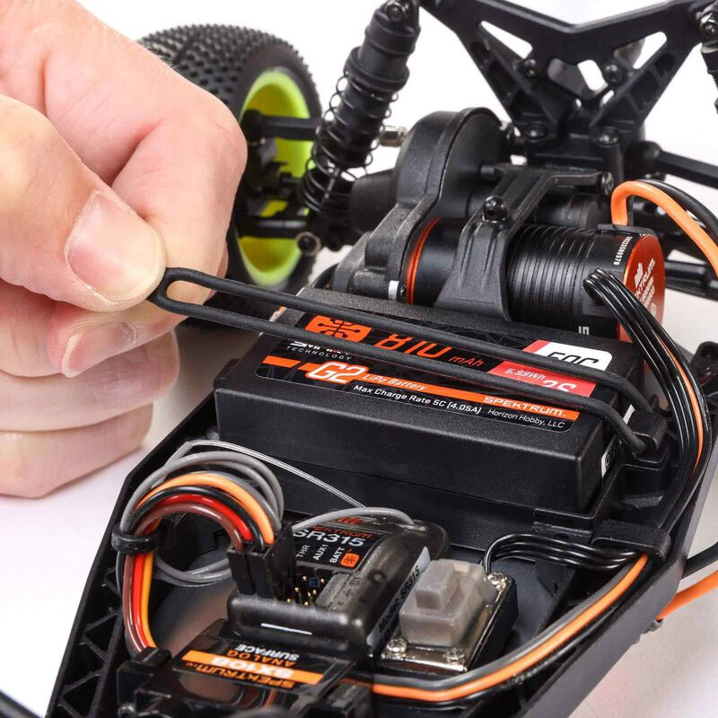 LOSI 1/16 MINI-B 2WD BUGGY RTR AZUL(INCLUYE BATERIA Y CARGADOR) - Imagen 4