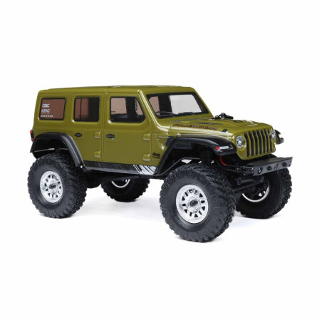 AXIAL 1/24 SCX24 JEEP WRANGLER JLU 4X4 ROCK CRAWLER CEPILLADO RTR,VERDE - Imagen 6