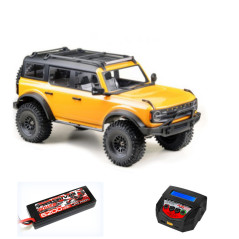 PACK ABSIMA CR1 8 BRONX EDICIÓN AMARILLO 1/8 4X4 6 CANALES LUCES+LIPO 6200MAH 7,4V+CARGADOR RCPLUSABSIMA CR1 8 BRONX EDICIÓN AMA - Imagen 1