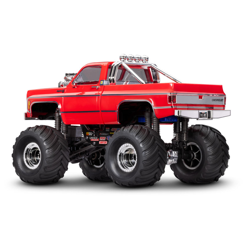 TRAXXAS TRX-4MT CHEVROLET K10 MONSTER TRUCK ROJO 1/18 RTR INCKUYE BATERIA Y CARGADOR - Imagen 3