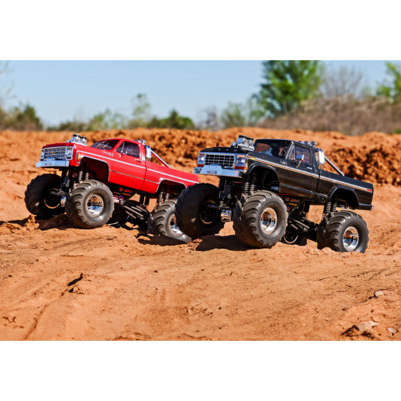 TRAXXAS TRX-4MT CHEVROLET K10 MONSTER TRUCK NEGRO 1/18 RTR INCKUYE BATERIA Y CARGADOR - Imagen 6
