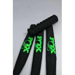 FUNDAS  DE PROTECCION PARA AMORTIGUADORES  1/5NEGRAS,LOGO VERDE FLUOR - Imagen 2