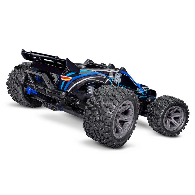 TRAXXAS RUSTLER 4X4 BL-2S BRUSHLESS: CAMIÓN ESTADIO 4WD TQ 2.4GHZ ESCALA 1/10 AZULINCLUYE CARGADOR USB-C NIMH/LIPO ID N.° 2985 ( - Imagen 6