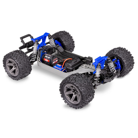 TRAXXAS RUSTLER 4X4 BL-2S BRUSHLESS: CAMIÓN ESTADIO 4WD TQ 2.4GHZ ESCALA 1/10 AZULINCLUYE CARGADOR USB-C NIMH/LIPO ID N.° 2985 ( - Imagen 8
