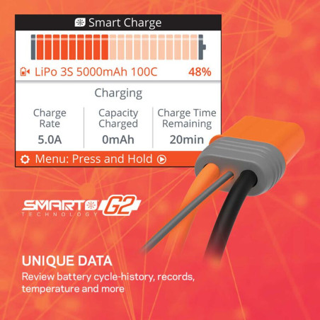 SPEKTRUM Cargador inteligente de CA S155 G2 1x55 W, internacional - Imagen 3