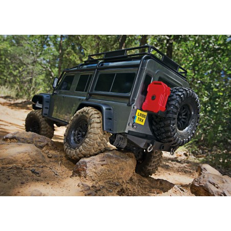 OFERTA PACK TRAXXAS TRX-4 4WD 1/10 CRAWLER LAND ROVER DEFENDER GRIS+BATERÍA ABSIMA 7000MAH+CAMBIO DE SERVO ORIGINAL POR YELOW RC - Imagen 24