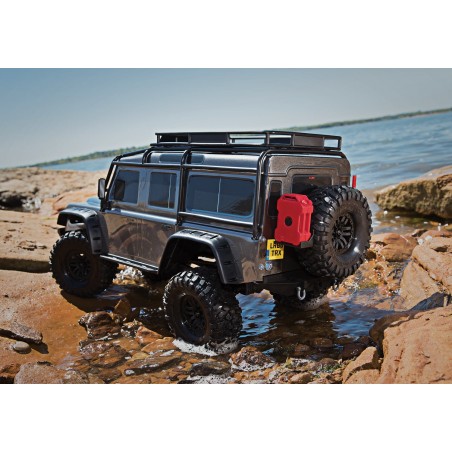 OFERTA PACK TRAXXAS TRX-4 4WD 1/10 CRAWLER LAND ROVER DEFENDER GRIS+BATERÍA ABSIMA 7000MAH+CAMBIO DE SERVO ORIGINAL POR YELOW RC - Imagen 26