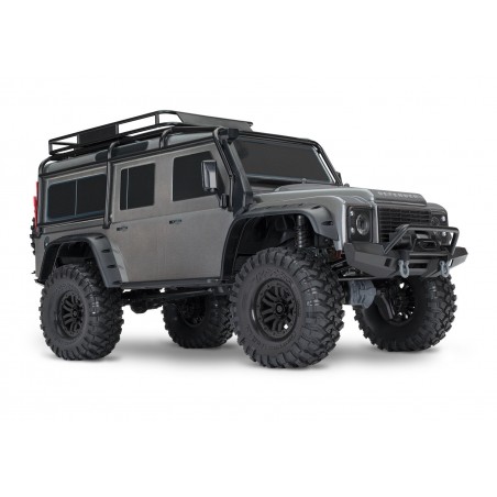 OFERTA PACK TRAXXAS TRX-4 4WD 1/10 CRAWLER LAND ROVER DEFENDER GRIS+BATERÍA ABSIMA 7000MAH+CAMBIO DE SERVO ORIGINAL POR YELOW RC - Imagen 2