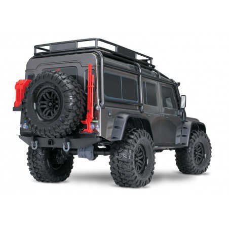 OFERTA PACK TRAXXAS TRX-4 4WD 1/10 CRAWLER LAND ROVER DEFENDER GRIS+BATERÍA ABSIMA 7000MAH+CAMBIO DE SERVO ORIGINAL POR YELOW RC - Imagen 5