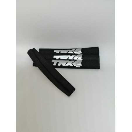 FUNDAS PROTECCION AMORTIGUADORES TRX4 1/10 EN LICRA REFORZADA COLOR NEGRO LOGO PLATA ,RCPROGRANADA.COM - Imagen 2
