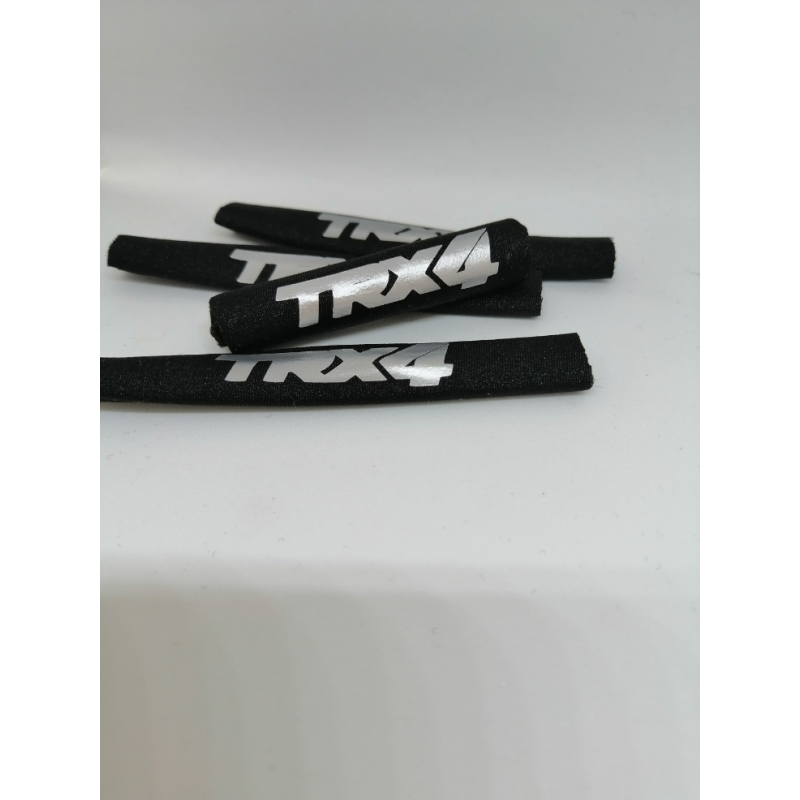 FUNDAS PROTECCION AMORTIGUADORES TRX4 1/10 EN LICRA REFORZADA COLOR NEGRO LOGO PLATA ,RCPROGRANADA.COM - Imagen 3