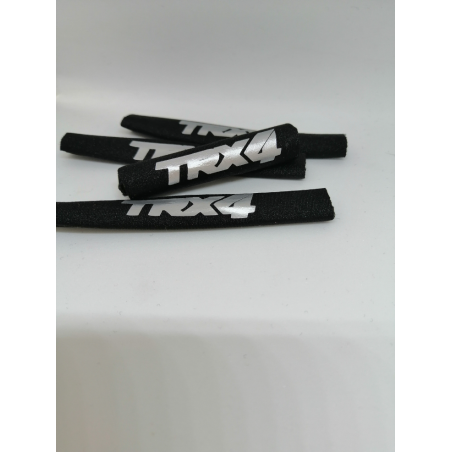 FUNDAS PROTECCION AMORTIGUADORES TRX4 1/10 EN LICRA REFORZADA COLOR NEGRO LOGO PLATA ,RCPROGRANADA.COM - Imagen 3