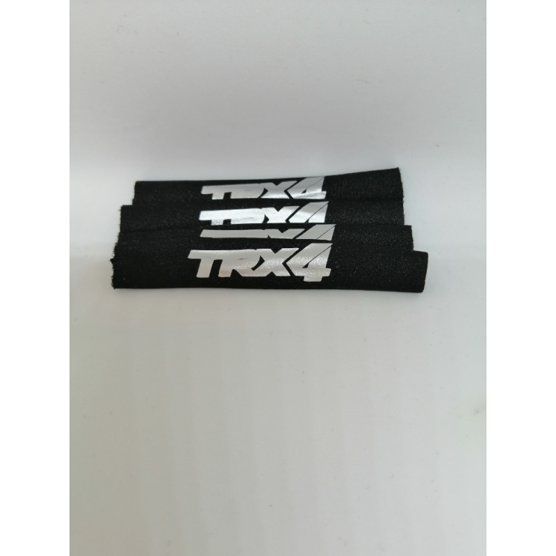 FUNDAS PROTECCION AMORTIGUADORES TRX4 1/10 EN LICRA REFORZADA COLOR NEGRO LOGO PLATA ,RCPROGRANADA.COM - Imagen 4