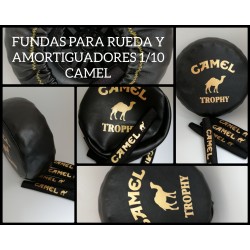 FUNDAS PARA RUEDA DE REPUESTO CRAWLER  Y AMORTIGUADORES 1/10 DISEÑO CAMEL TROPY - Imagen 1