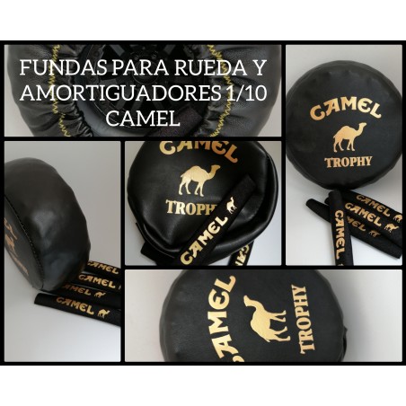 FUNDAS PARA RUEDA DE REPUESTO CRAWLER  Y AMORTIGUADORES 1/10 DISEÑO CAMEL TROPY - Imagen 1