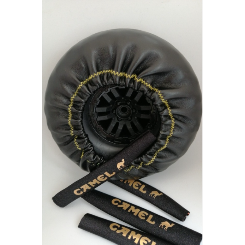 FUNDAS PARA RUEDA DE REPUESTO CRAWLER  Y AMORTIGUADORES 1/10 DISEÑO CAMEL TROPY - Imagen 5