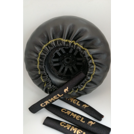 FUNDAS PARA RUEDA DE REPUESTO CRAWLER  Y AMORTIGUADORES 1/10 DISEÑO CAMEL TROPY - Imagen 5