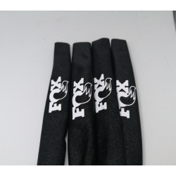 FUNDAS 1/10 PROTECCION AMORTIGUADORES RC 1/10 FOX LICRA NEGRA LOGO BLANCO rcprogranada.com - Imagen 2