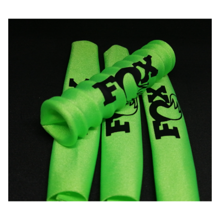FUNDAS 1/10  PROTECCION AMORTIGUADORES RC 1/10 LICRA VERDE FLUOR CON DISEÑO - Imagen 3